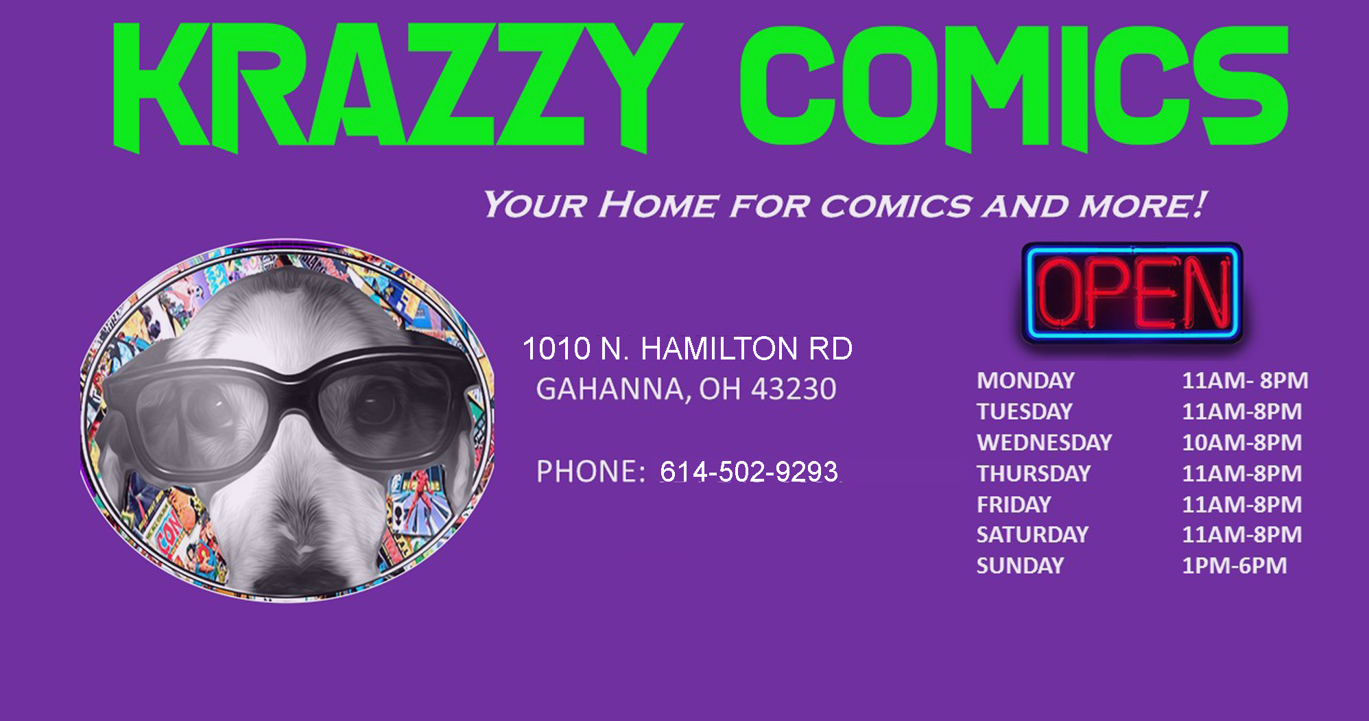 Krazzy Comics Info